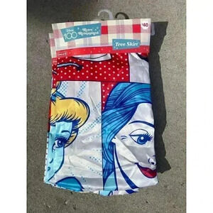 Disney retro reimagined tree skirt